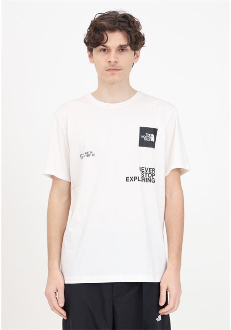 White men's t-shirt with contrasting logo THE NORTH FACE | NF0A882ZV3L1V3L1